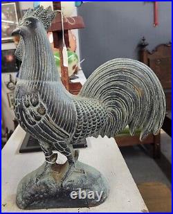 VIRGINIA METALCRAFTER'S COLONIAL WILLIAMSBURG Cast Iron Rooster Door Stop
