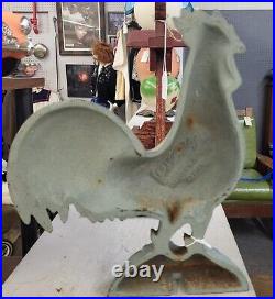 VIRGINIA METALCRAFTER'S COLONIAL WILLIAMSBURG Cast Iron Rooster Door Stop