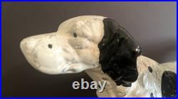 VTG (2) Hubley-Style Cast Iron Doorstops Dog Pointer Setter 14 Long, 8 Tall