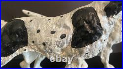 VTG (2) Hubley-Style Cast Iron Doorstops Dog Pointer Setter 14 Long, 8 Tall