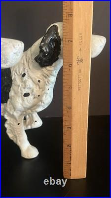 VTG (2) Hubley-Style Cast Iron Doorstops Dog Pointer Setter 14 Long, 8 Tall