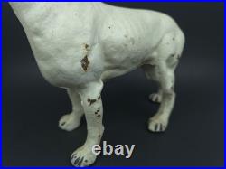 VTG Antique Boston Terrier Cast Iron Door Stopper 9.5 x 8.5