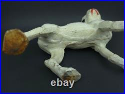 VTG Antique Boston Terrier Cast Iron Door Stopper 9.5 x 8.5