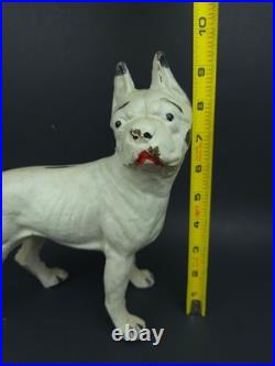 VTG Antique Boston Terrier Cast Iron Door Stopper 9.5 x 8.5 VTG Antique Boston Terrier Cast Iron Door Stopper 9.5 x 8.5