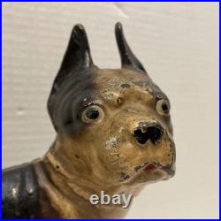 VintageCast Iron Hubley or Style Boston Terrier/Bulldog 10 Door Stop