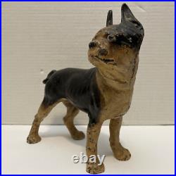 VintageCast Iron Hubley or Style Boston Terrier/Bulldog 10 Door Stop