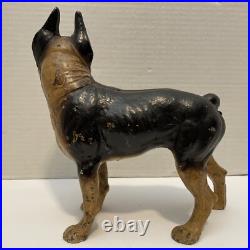VintageCast Iron Hubley or Style Boston Terrier/Bulldog 10 Door Stop