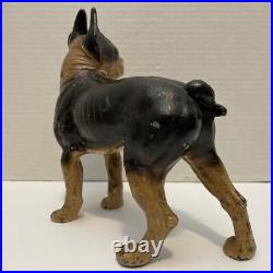 VintageCast Iron Hubley or Style Boston Terrier/Bulldog 10 Door Stop