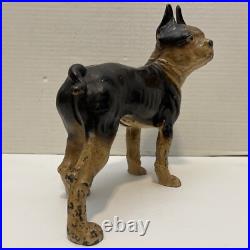 VintageCast Iron Hubley or Style Boston Terrier/Bulldog 10 Door Stop