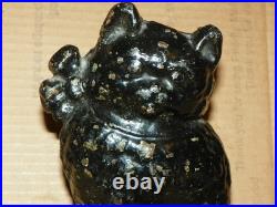 Vintage 1920's HUBLEY CAT Statue Cast Iron Doorstop Victorian Door Stop