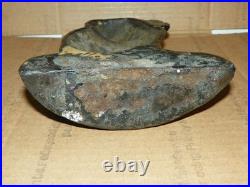 Vintage 1920's HUBLEY CAT Statue Cast Iron Doorstop Victorian Door Stop