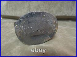 Vintage 1970's Frazier & Frazier Cast Iron Horse Doorstop Coolidge Texas Glossy