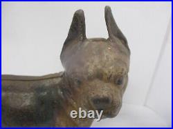 Vintage Antique Cast Iron Boston Terrier Bull Dog Door Stop 9.5 Hubley Vintage Antique Cast Iron Boston Terrier Bull Dog Door Stop 9.5 Hubley