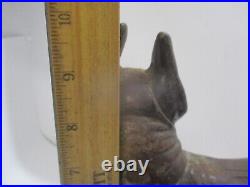 Vintage Antique Cast Iron Boston Terrier Bull Dog Door Stop 9.5 Hubley Vintage Antique Cast Iron Boston Terrier Bull Dog Door Stop 9.5 Hubley