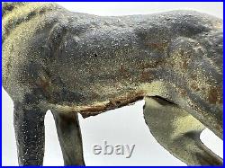 Vintage Antique Hubley Cast Iron German Shepherd Dog Door Stop Reproduction