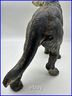 Vintage Antique Hubley Cast Iron German Shepherd Dog Door Stop Reproduction