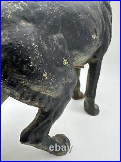 Vintage Antique Hubley Cast Iron German Shepherd Dog Door Stop Reproduction