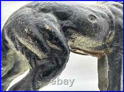 Vintage Antique Hubley Cast Iron German Shepherd Dog Door Stop Reproduction