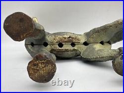 Vintage Antique Hubley Cast Iron German Shepherd Dog Door Stop Reproduction