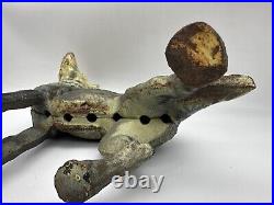 Vintage Antique Hubley Cast Iron German Shepherd Dog Door Stop Reproduction