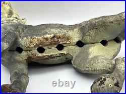 Vintage Antique Hubley Cast Iron German Shepherd Dog Door Stop Reproduction