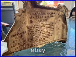 Vintage Antique Iron Doorstop Door Stop GREENBLATT 1925 Sulgrave Manor Vintage Antique Iron Doorstop Door Stop GREENBLATT 1925 Sulgrave Manor