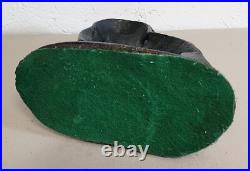 Vintage Black Cat Doorstop, Antique Cast Iron Sitting Cat, Black Iron Cat Vintage Black Cat Doorstop, Antique Cast Iron Sitting Cat, Black Iron Cat