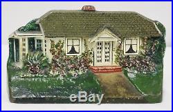 Vintage CJO #1283 Cast Iron Garden Art Doorstop JUDD COUNTRY Chic Home House