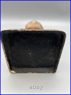 Vintage Cast Iron Adorable Asian Boy Door Stop