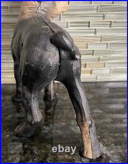 Vintage Cast Iron Boston Bull Terrier Door Stop