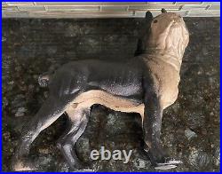 Vintage Cast Iron Boston Bull Terrier Door Stop