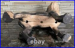 Vintage Cast Iron Boston Bull Terrier Door Stop