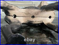 Vintage Cast Iron Boston Bull Terrier Door Stop