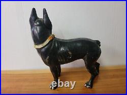 Vintage Cast Iron Boston Terrier Door Stop