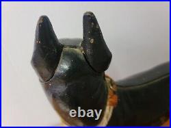 Vintage Cast Iron Boston Terrier Door Stop
