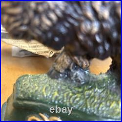 Vintage Cast Iron Buffalo Heavy Doorstop Animal Figure Decorative 5 x 6.5 inches