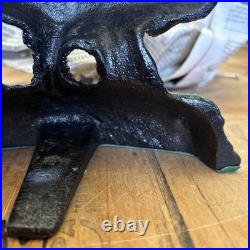 Vintage Cast Iron Buffalo Heavy Doorstop Animal Figure Decorative 5 x 6.5 inches