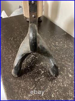 Vintage Cast Iron Dachshund Wiener Dog 21 Boot Brush Door Stop With Scraper