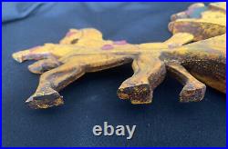 Vintage Cast Iron Doorstop Stagecoach Horse and Carriage 12x6.5x3. Switzerland