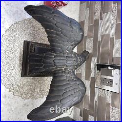 Vintage Cast Iron Eagle Statue Rare
