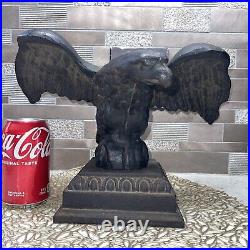 Vintage Cast Iron Eagle Statue Rare