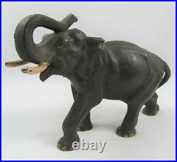 Vintage Cast Iron Elephant Doorstop 8 Pounds