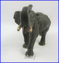 Vintage Cast Iron Elephant Doorstop 8 Pounds