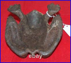 Vintage Cast Iron Frog Doorstop #3 3 Pounds 1.6 Ounces 5 Inches Long