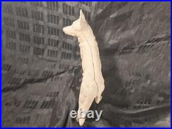 Vintage Cast Iron German Shepherd Doorstop Dog 5 Lbs 11 X 10 X 5