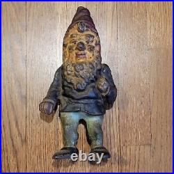 Vintage Cast Iron Gnome Hubley