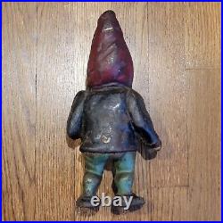 Vintage Cast Iron Gnome Hubley