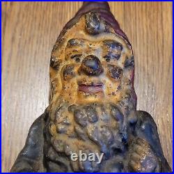 Vintage Cast Iron Gnome Hubley