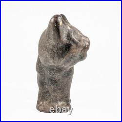 Vintage Cast Iron Halloween Cat Doorstop Paperweight Folk Art Possibly Hubley