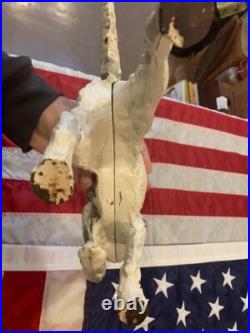Vintage Cast Iron Irish Setter Retriever 15 Unmarked Hubley Doorstop